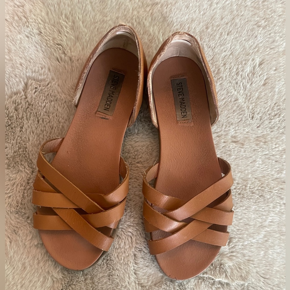 Steve Madden size 7 tan shoes